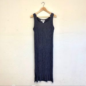 Jessica Howard Navy Blue and White Maxi Dress